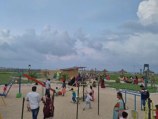 Kovalam beach play area