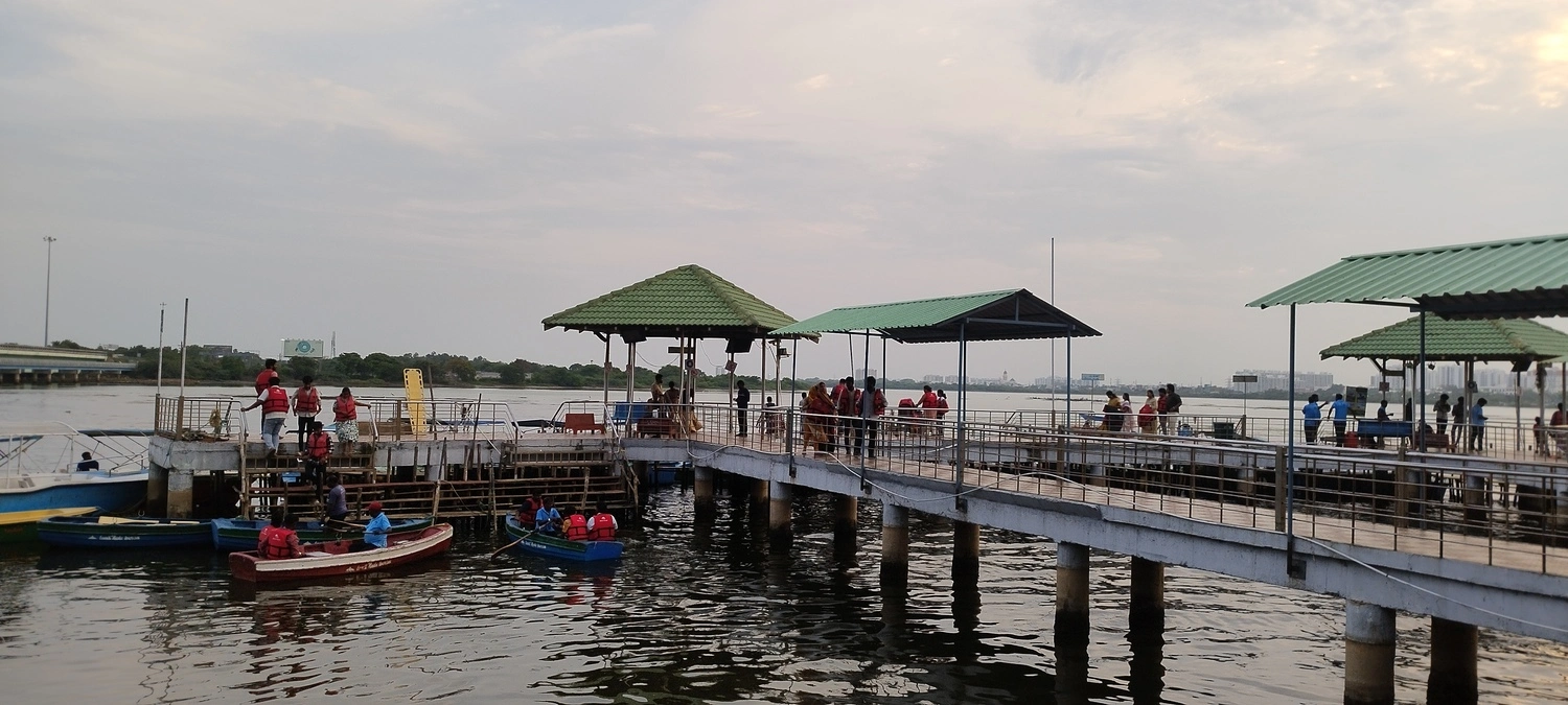 Boat docking area